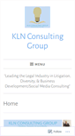 Mobile Screenshot of klnconsultinggroup.com